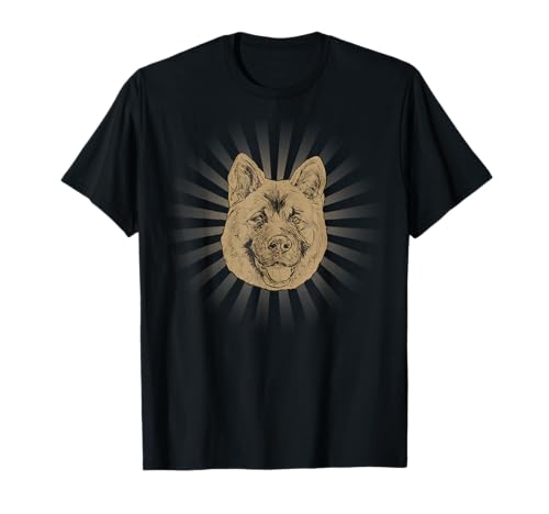 American Akita T-Shirt Hunde Mama Retro Akita T-Shirt American Akita T-Shirt Hunde Mama Retro Akita T-Shirt von Hundebesitzer T-Shirts & Hunde Geschenke