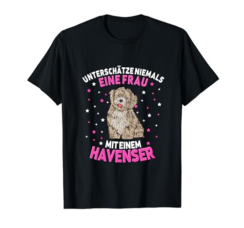 Hunde Mama Dog Mom | Havaneser T-Shirt von Hunderasse Havaneser Geschenk für Frauen