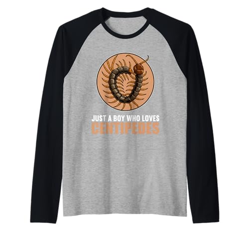 Herren Hundertfüßer Giant Centipede Skolopender Raglan Herren Hundertfüßer Giant Centipede Skolopender Raglan von Hundertfüßer Skolopender Tier Shop