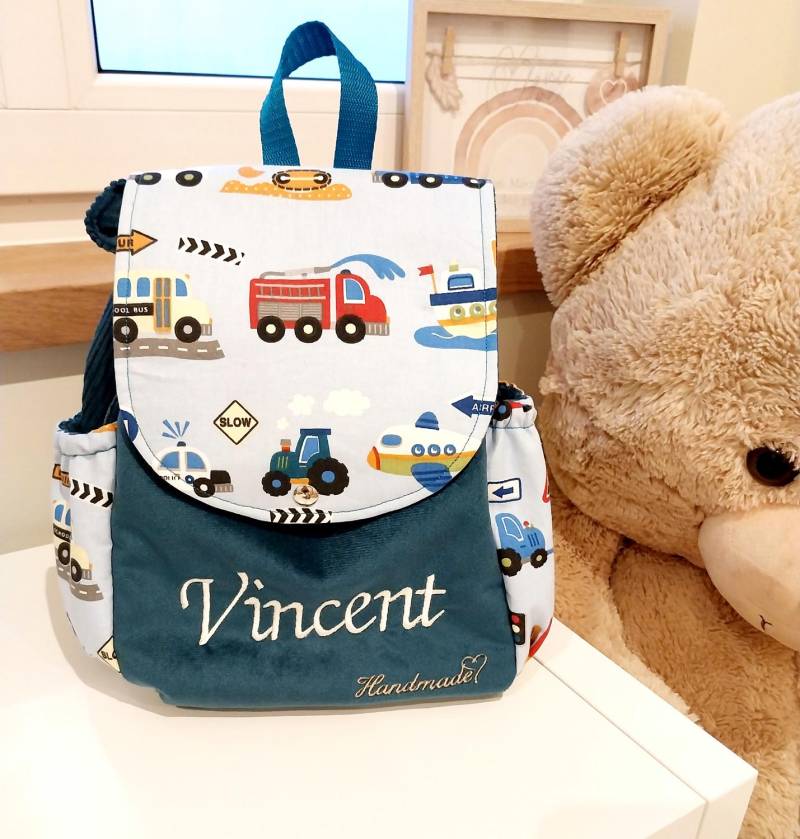 Personalisierter Kinderrucksack Kleinkind Rucksack Aus Cordstoff Kindergartenrucksack Children's Backpack Personalisierter Kinderrucksack Kleinkind Rucksack Aus Cordstoff Kindergartenrucksack Children's Backpack von HundeschneidereiShop