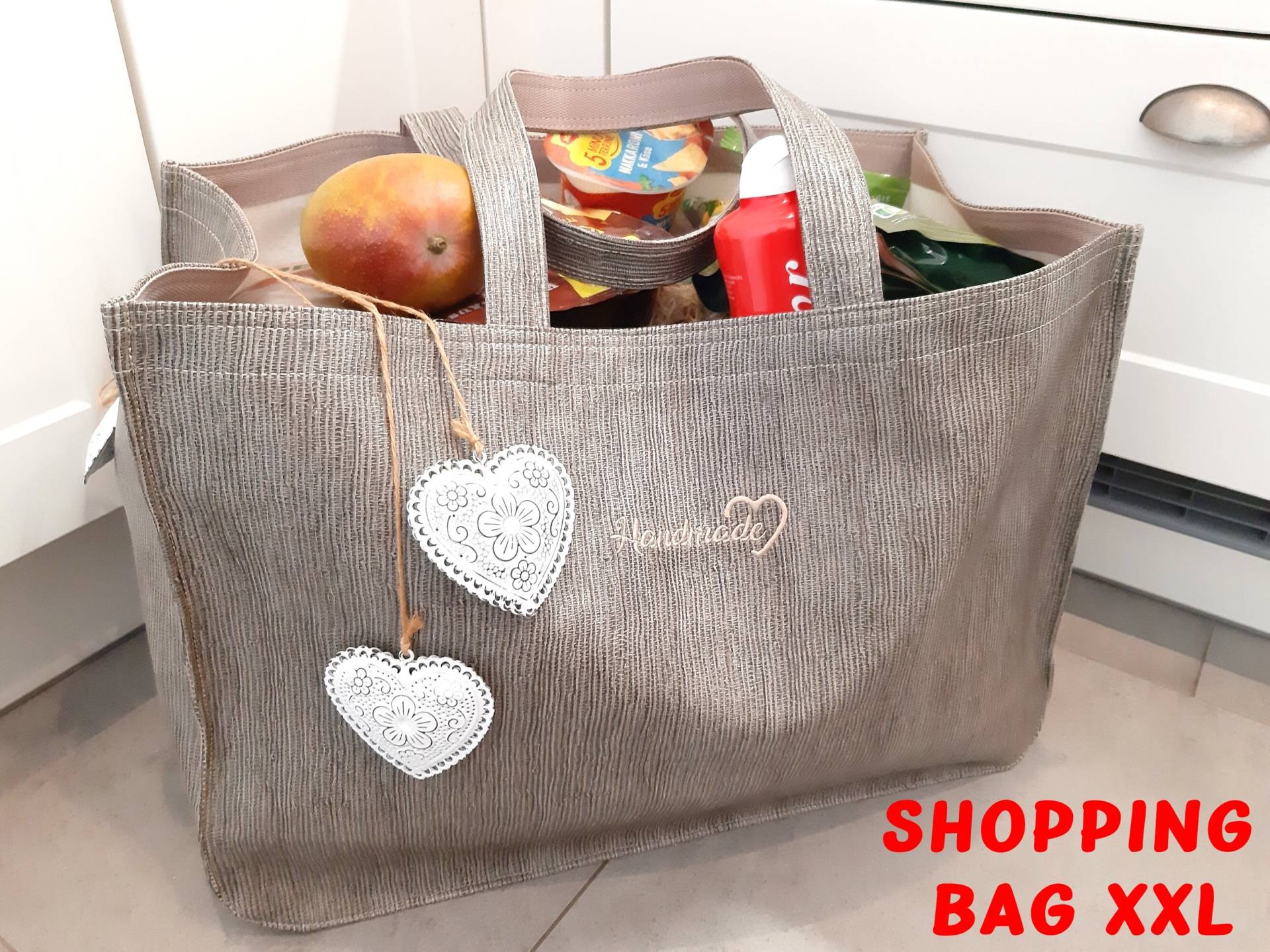 xxl Einkaufstasche Shopping Bag Aus Kunstleder Einkaufskorb Faltbar Tasche Tragetasche Shopper Retro Vintage Style xxl Einkaufstasche Shopping Bag Aus Kunstleder Einkaufskorb Faltbar Tasche Tragetasche Shopper Retro Vintage Style von HundeschneidereiShop