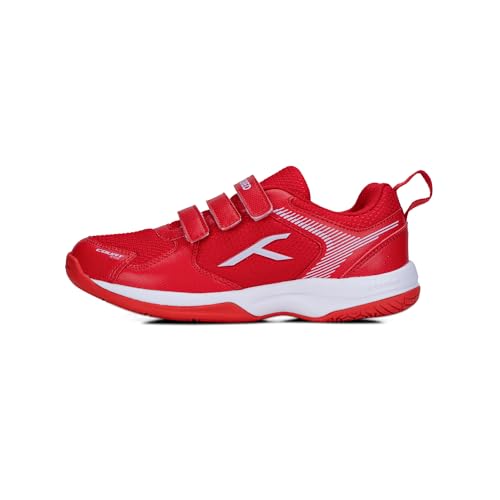 Hundred Herren Court Star Badminton Shoes, Red White, 36 EU von Hundred