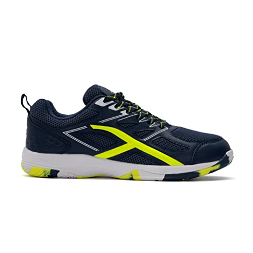 Hundred Herren Xoom Sneaker, Navy/Lime, 36 EU von HUNDRED
