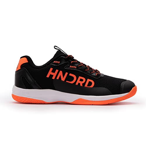 Hundred Herren Xoom Pro Sneaker, Black/Orange, 45 EU von Hundred