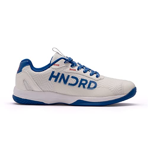 Hundred Herren Xoom Pro Sneaker, White/Blue, 40 EU von Hundred