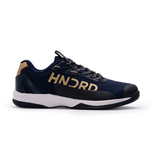 Hundred Herren Xoom Pro Sneaker, Navy Gold, 45 EU von Hundred