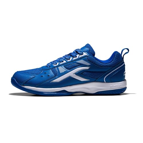Hundred Raze Non-Marking Professional Badminton Shoes for Men (Blue White, Size: EU 45 UK 11 US 12) Material Upper: Polyester, Sole: Rubber Suitable for Indoor Tennis Squash Table Tennis Hundred Raze Non-Marking Professional Badminton Shoes for Men (Blue White, Size: EU 45 UK 11 US 12) Material Upper: Polyester, Sole: Rubber Suitable for Indoor Tennis Squash Table Tennis von HUNDRED