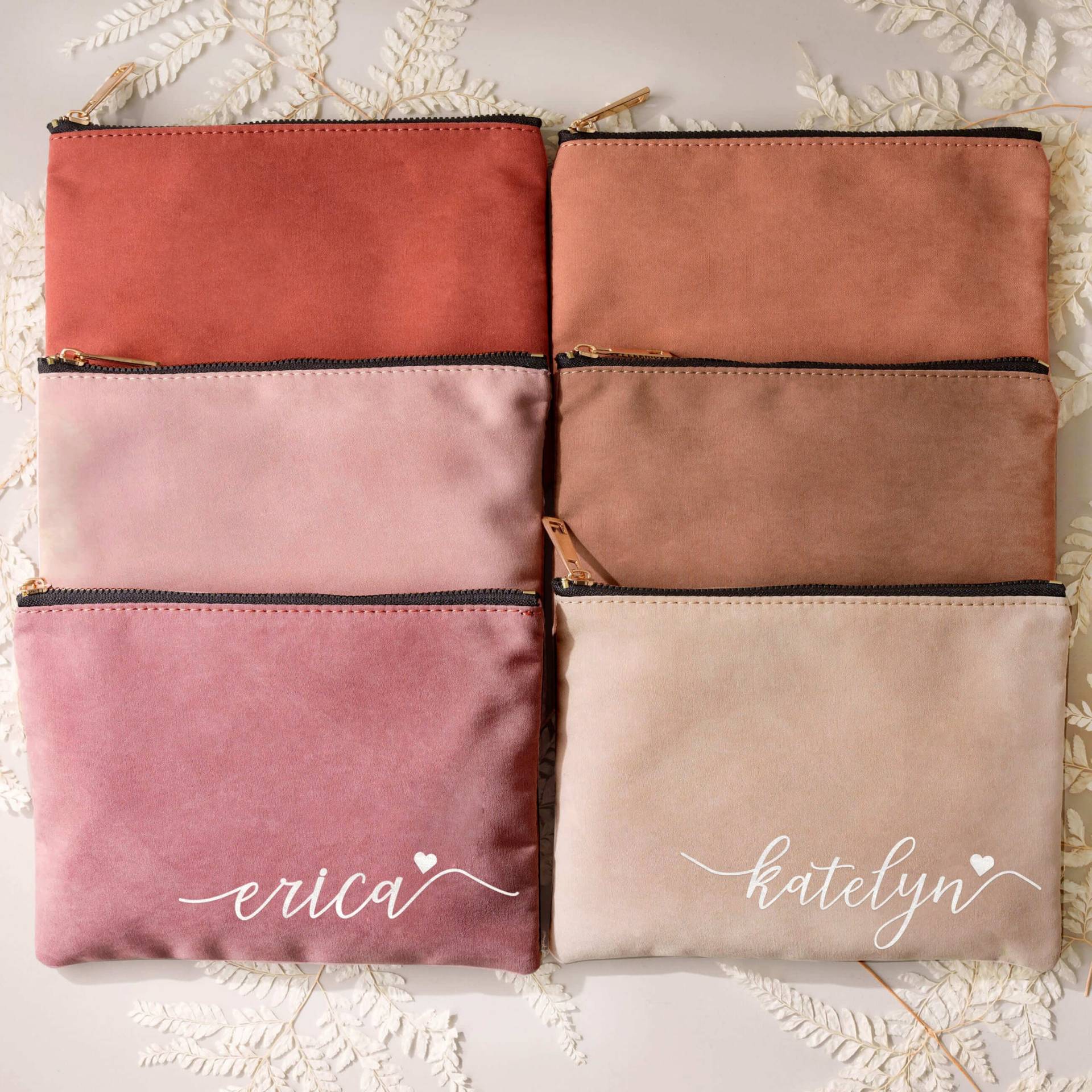 Benutzerdefinierte Make-Up Tasche, Personalisierte Mama Muttertagsgeschenke, Beste Freundin Geschenk Für Frauen, Kosmetiktaschen, Geschenke Sie von HundredHearts