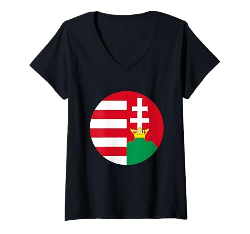 Damen Feiern Sie die ungarische Revolution von 1848 T-Shirt mit V-Ausschnitt Damen Feiern Sie die ungarische Revolution von 1848 T-Shirt mit V-Ausschnitt von Hungarian Heritage