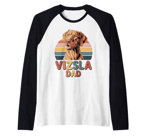Herren Retro Vizsla Dad Magyar Hungarian Vizslas Raglan Herren Retro Vizsla Dad Magyar Hungarian Vizslas Raglan von Hungarian Vizsla Lover Gifts