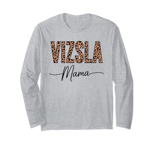 Leopardenmuster Hungarian Vizsla Mama Magyar Vizslas Langarmshirt Leopardenmuster Hungarian Vizsla Mama Magyar Vizslas Langarmshirt von Hungarian Vizsla Lover Gifts