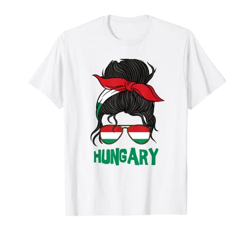 Ungarn für Mädchen, ungarische Flagge für Frauen, Magyar T-Shirt Ungarn für Mädchen, ungarische Flagge für Frauen, Magyar T-Shirt von Hungary for Girls and Women