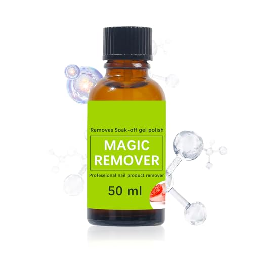 HunicandIU Acryl Nagellackentferner - 50ml Gellackentferner Zum Einweichen,Sanft Natürliche Anwendung Für Mädchen Und Frauen Anfänger Heimsalon von HunicandIU