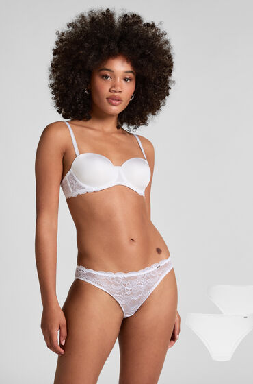 Hunkemöller 2er-Pack Slips Angie Weiß von Hunkemöller
