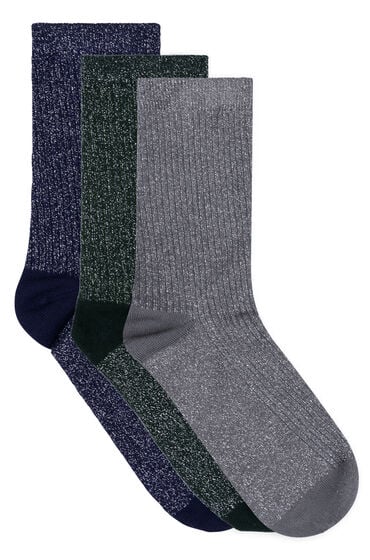 Hunkemöller 3 Paar Socken Giftpack Blau von Hunkemöller