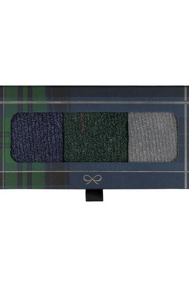 Hunkemöller 3 Paar Socken Giftpack Blau von Hunkemöller