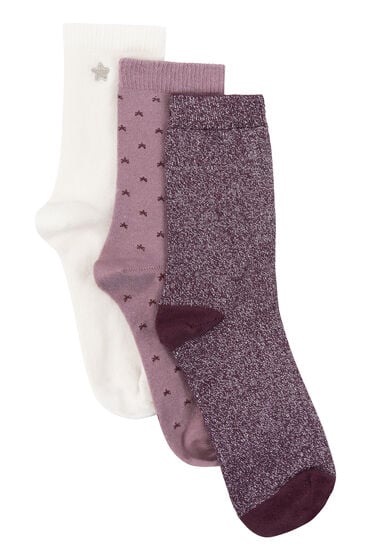 Hunkemöller 3 Paar Socken Giftpack Weiß von Hunkemöller