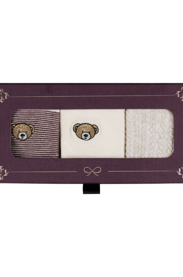 Hunkemöller 3 Paar Socken Giftpack Weiß von Hunkemöller