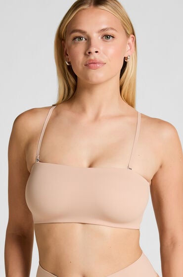 Hunkemöller Bandeau Bralette Smooth Beige von Hunkemöller
