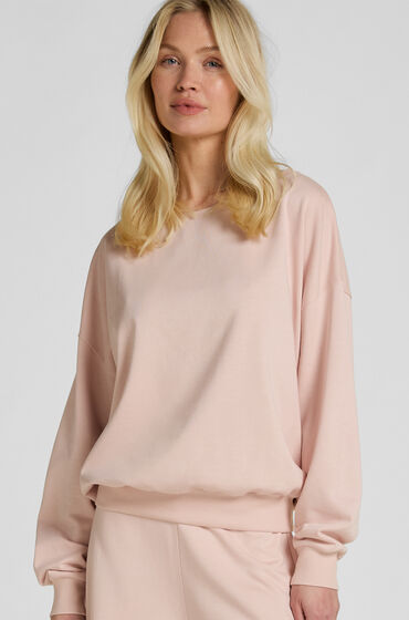 Hunkemöller Boatneck Sweater Audrey Rosa von Hunkemöller