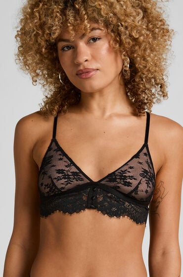 Hunkemöller Bralette Lou Schwarz von Hunkemöller