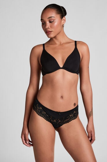 Hunkemöller Brazilian-Shorts Valencia Schwarz Hunkemöller Brazilian-Shorts Valencia Schwarz von Hunkemöller