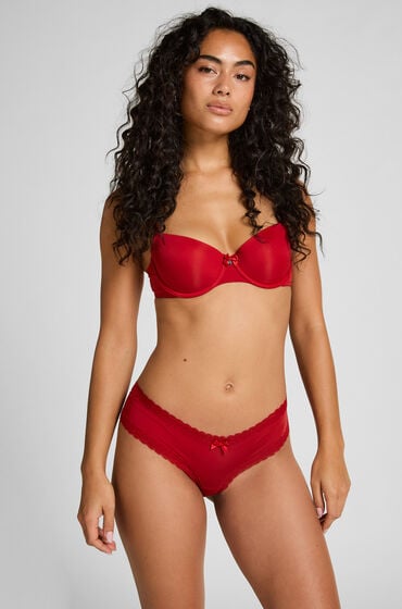 Hunkemöller Brazilian in V-Form London Rot von Hunkemöller