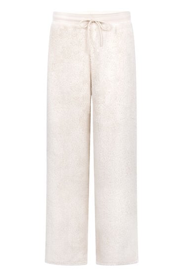 Hunkemöller CARDIGAN LS BRUSHED JERSEY RIB Weiß von Hunkemöller