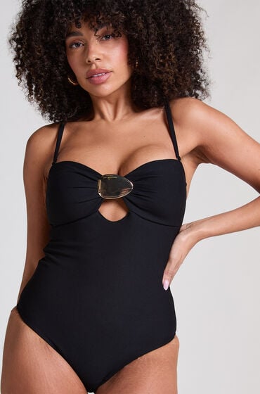 Hunkemöller Cabo Shaping Badeanzug Schwarz von Hunkemöller