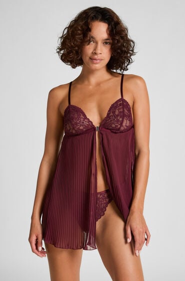 Hunkemöller Babydoll Isadora Rot von Hunkemöller