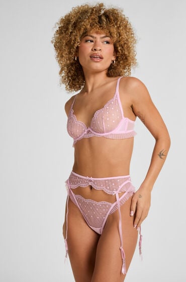 Hunkemöller Cordelie Strapsgürtel Rosa von Hunkemöller