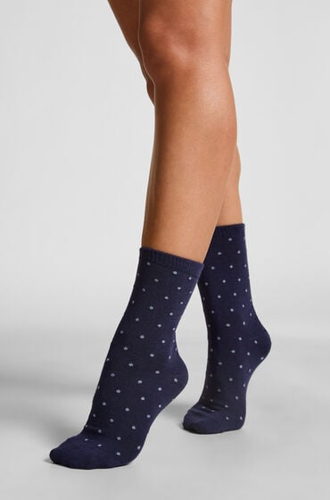 Hunkemöller Crew-Socken aus Modal Blau von Hunkemöller