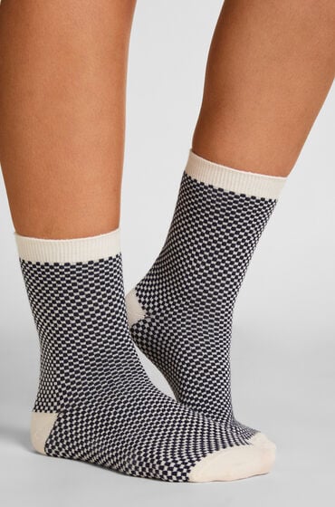 Hunkemöller Crew-Socken aus Modal Blau von Hunkemöller