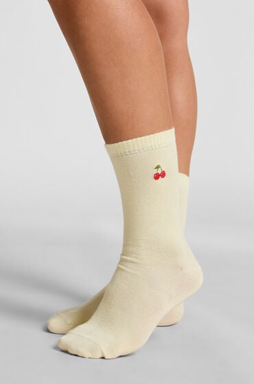 Hunkemöller Crew-Socken aus Modal Gelb von Hunkemöller
