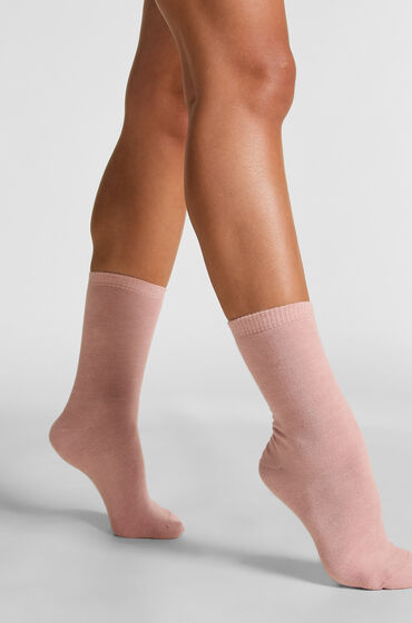 Hunkemöller Crew-Socken aus Modal Rosa von Hunkemöller