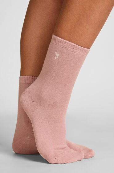 Hunkemöller Crew-Socken aus Modal Rosa von Hunkemöller