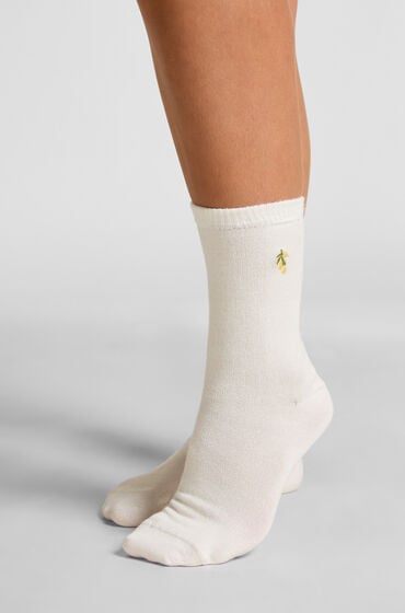 Hunkemöller Crew-Socken aus Modal Weiß von Hunkemöller