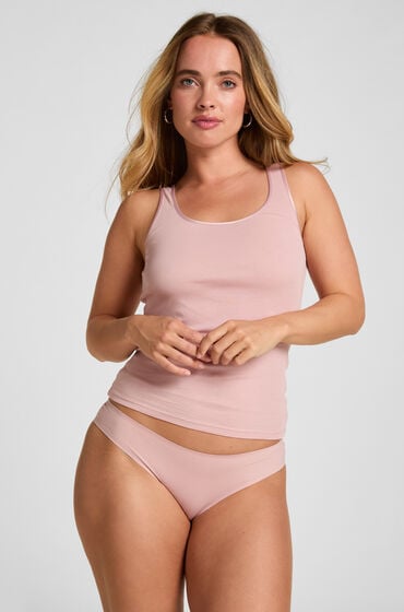 Hunkemöller Damen Singlet Basic Rosa von Hunkemöller