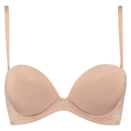 Hunkemöller Vorgeformter Strapless-Maximizer-BH - tan - 70D von HUNKEMÖLLER