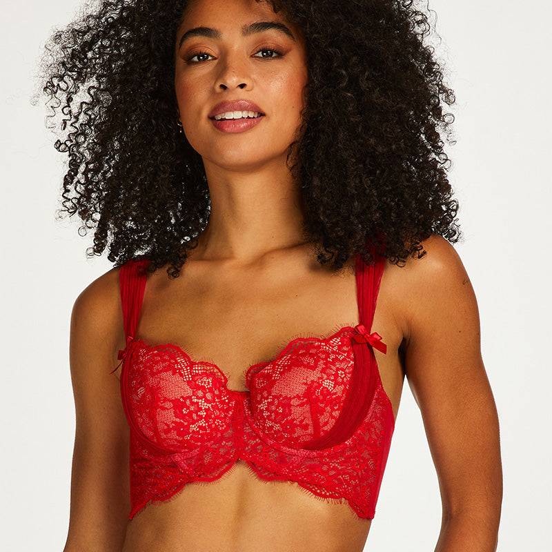 Hunkemöller Elissa BH Mit Bügel, Farbe: Tango Rot, Größe: 80E, Damen von Hunkemöller