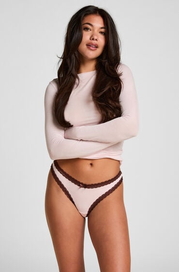 Hunkemöller Georgia String Rosa von Hunkemöller