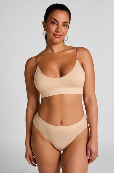 Hunkemöller High Slip Dide Beige von Hunkemöller