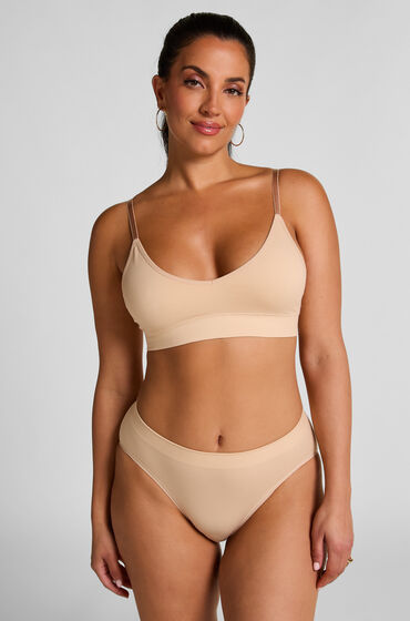 Hunkemöller High Slip Dide Beige von Hunkemöller