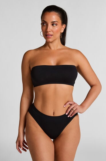 Hunkemöller High Slip Dide Schwarz von Hunkemöller