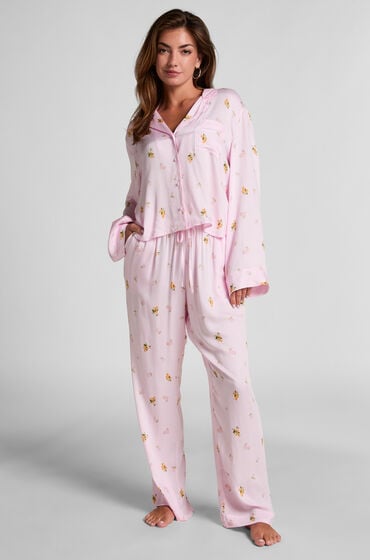 Hunkemöller Hose Satin Rosa von Hunkemöller