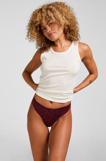 Hunkemöller Invisible String Basic Rot von Hunkemöller
