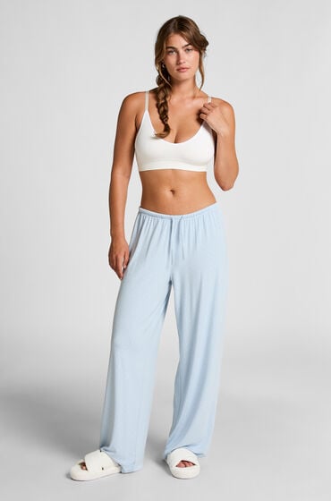 Hunkemöller Jersey-Hose Blau von Hunkemöller