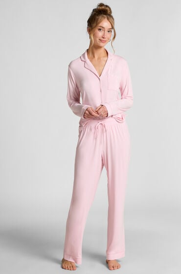 Hunkemöller Jersey-Hose Essential Rosa von Hunkemöller