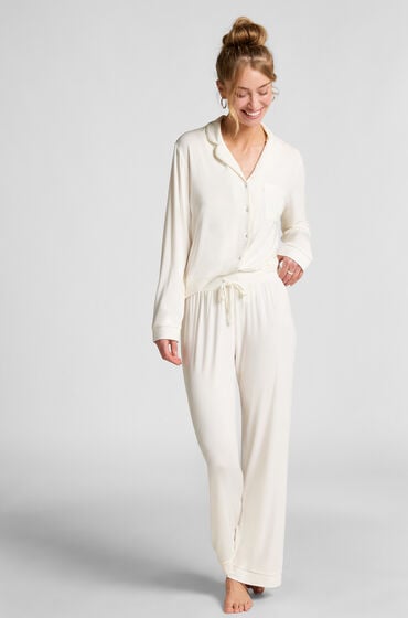 Hunkemöller Jersey-Hose Essential Weiß von Hunkemöller