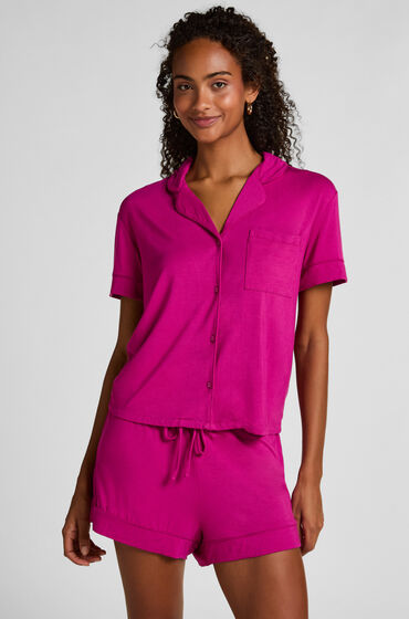 Hunkemöller Jersey-Shorts Essential Rosa von Hunkemöller